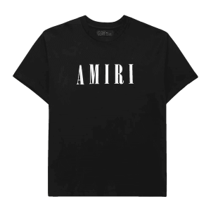 Amiri Logo T-shirt – Black/White